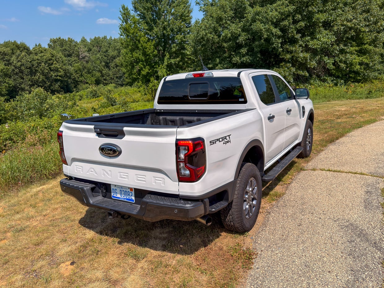 2026 Ford Ranger XLT White Rear View