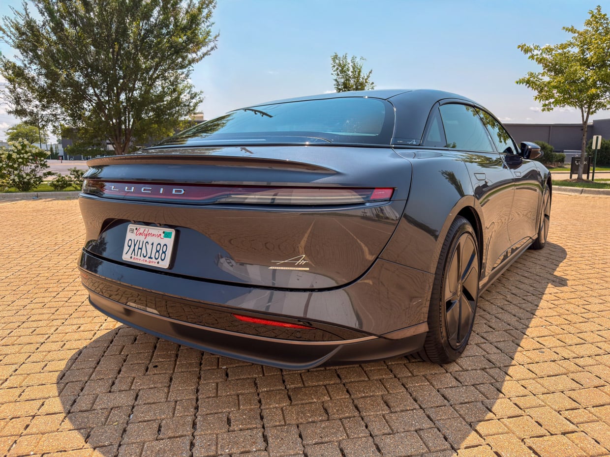 2026 Lucid Air Grand Touring Rear View