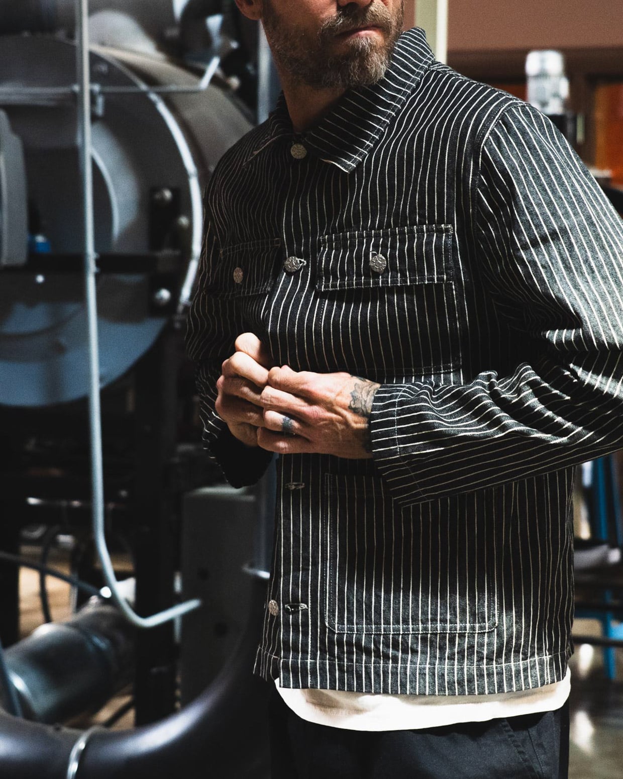The Huckberry x FRET12 Rail Jacket Blends Vintage Workwear with a