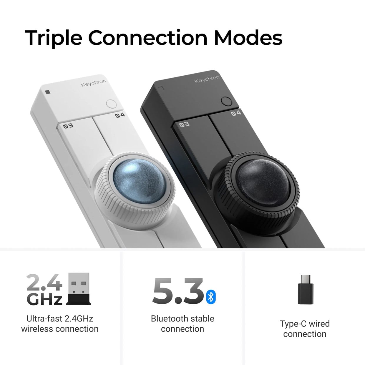 The Keychron Nape Pro Is a Tiny Wireless Trackball for Your Keyboard