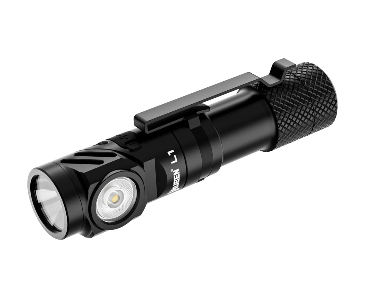 Box Head Rotation Wuben L1: A Dual-Beam Flashlight with a 180º Rotating Head