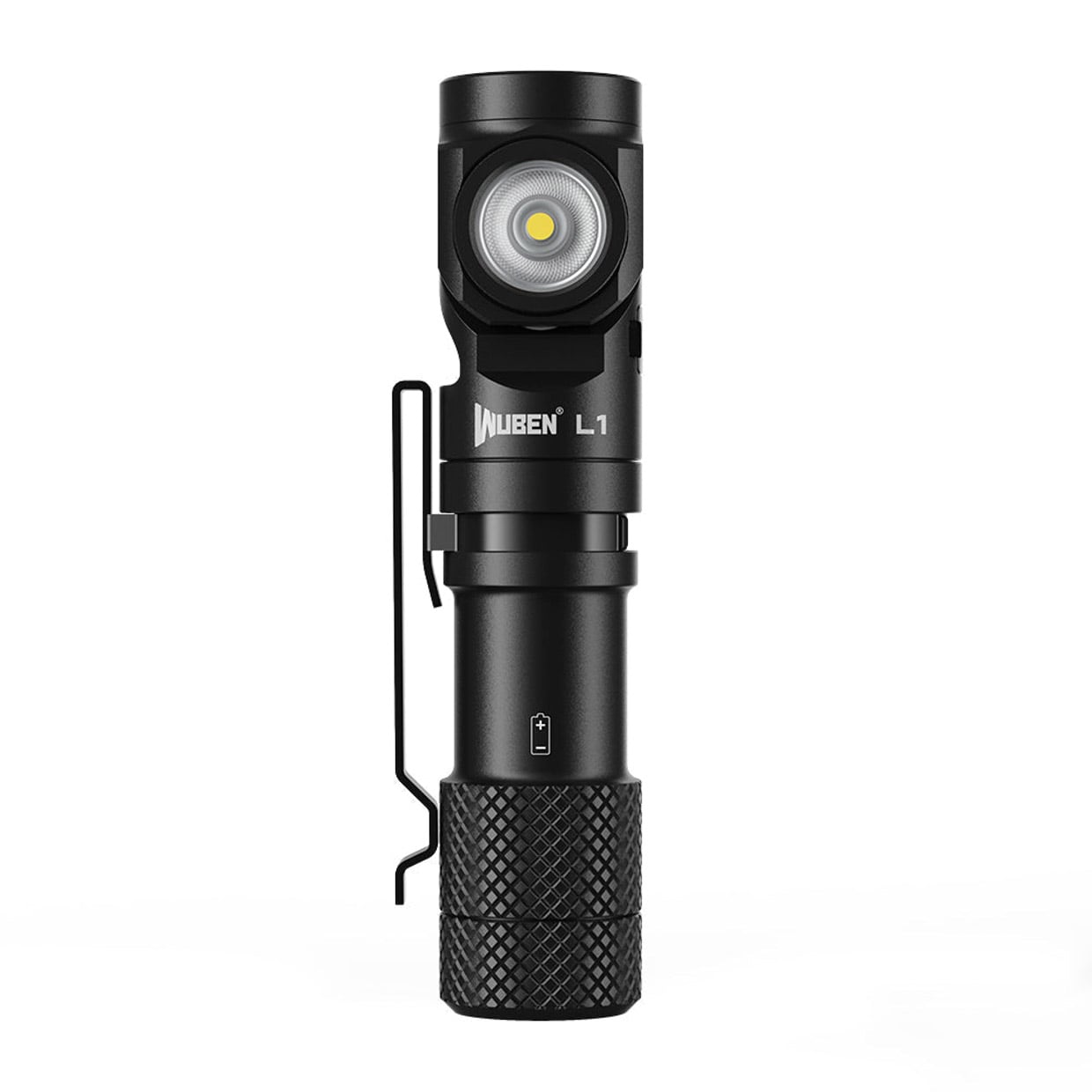 Box Head Rotation Wuben L1: A Dual-Beam Flashlight with a 180º Rotating Head