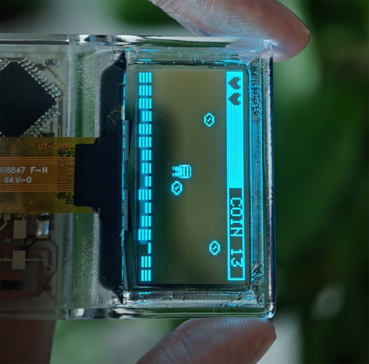 Shell Origami Box The Arduview Is a Tiny Retro Game System with a Transparent Case and ...
