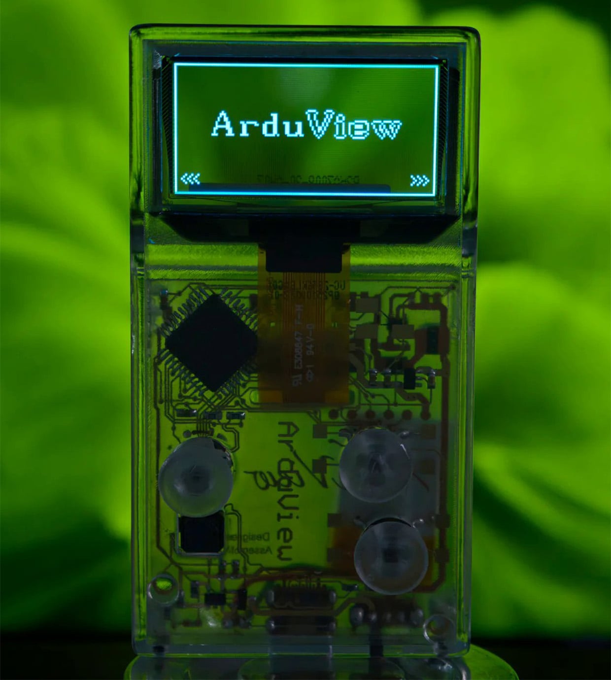 Shell Origami Box The Arduview Is a Tiny Retro Game System with a Transparent Case and ...