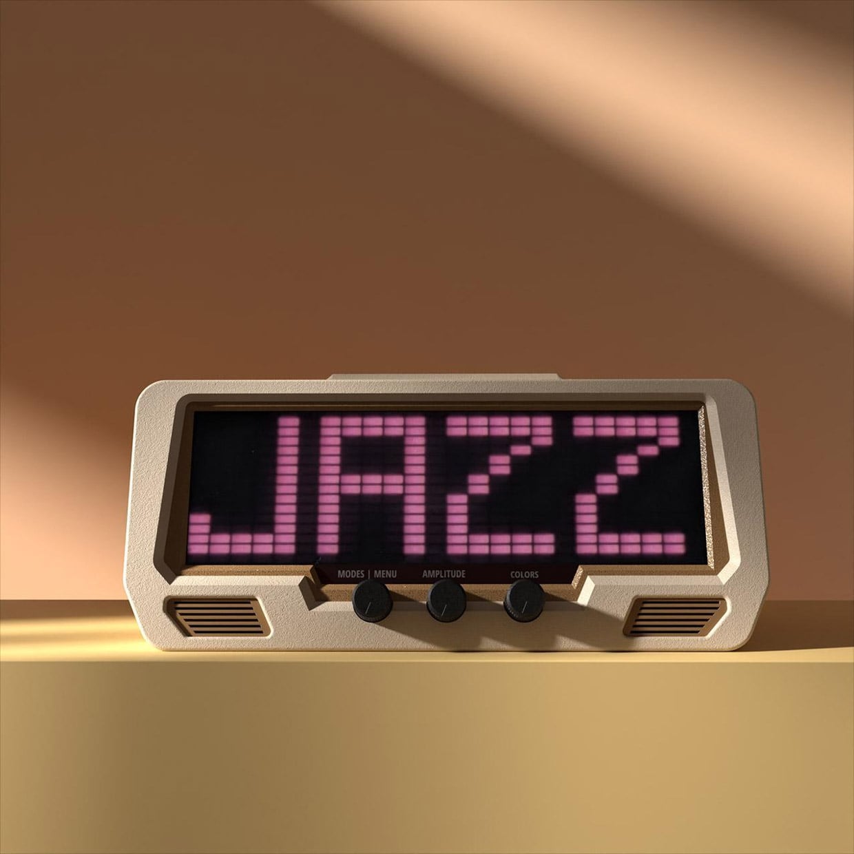 Mini Animated Clock AudioRays AR-384X Adds Colorful Visuals to Any Music