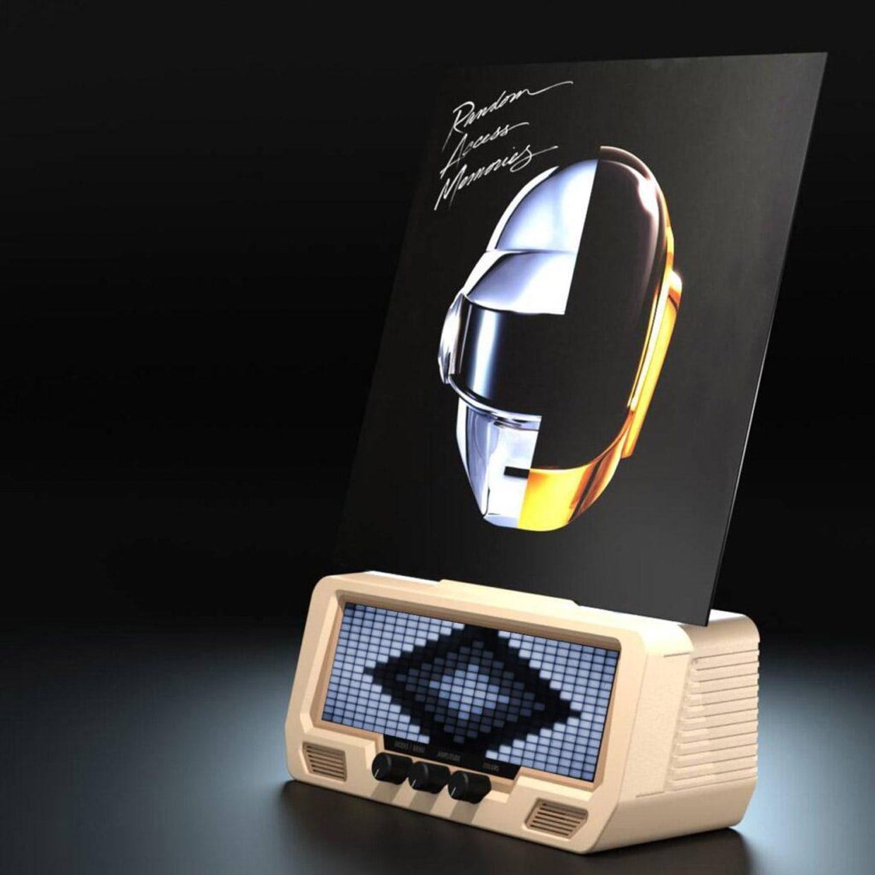 Mini Animated Clock AudioRays AR-384X Adds Colorful Visuals to Any Music